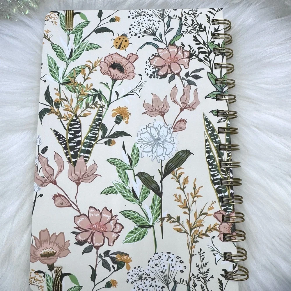 Floral Spiral Notebook and Notepad Set